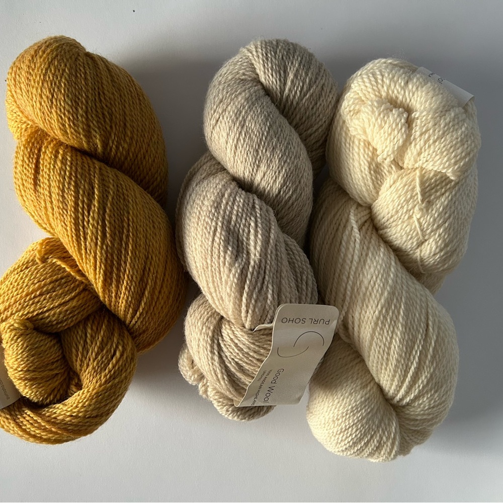 Beautiful bundle of 3 skeins of Purl Soho Good Wool, a premium,high-quality yarn - Picture 9 of 9
